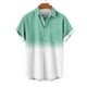thumbnail image 4 of Mens Casual Manga Corta Botón Abajo Camisas Turndown Cuello Blusa de Impresión, Poliéster Ligero Top de la Moda para el Verano Al Aire Libre Y el Uso Diario, 4 of 6