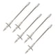 thumbnail image 2 of Puntas de flecha de pesca con arco de acero inoxidable, tirachinas, dardo catapulta, puntas para disparar peces, 5 uds., 2 of 8