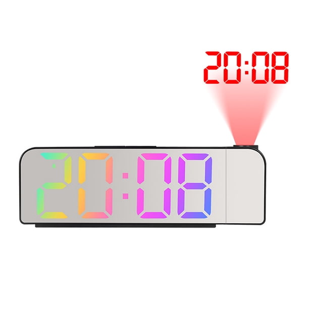 Despertador de proyección simple LED pantalla de fuente grande reloj electrónico despertador digital MFZFUKR BST3004039-1