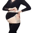 thumbnail image 4 of BR Correa de soporte de cintura ajustable para mujeres embarazadas - Elástica y transpirable - Talla M - Juego de 3 piezas, 4 of 4