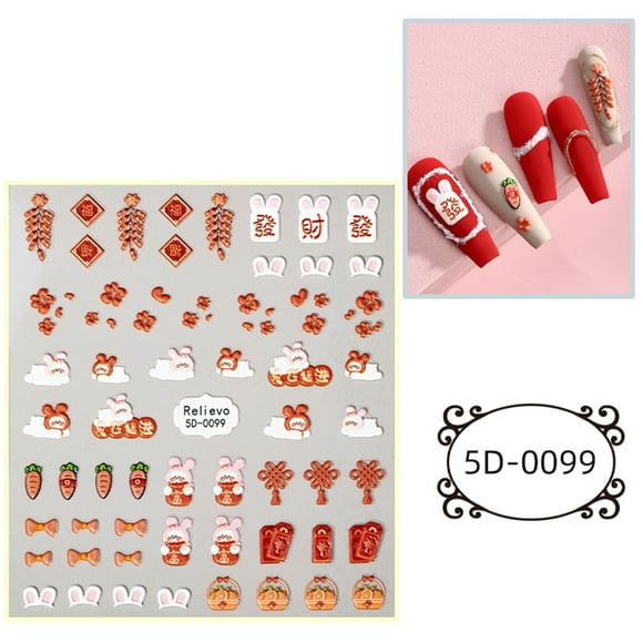 Nail Decals Decoration,Nail Sticker Fashionable Cute Self Adhesive Nail Sticker Nail Decals Sleek Aesthetic