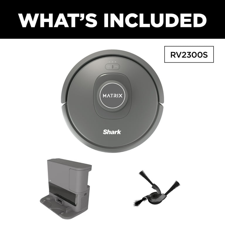 Shark IQ Robot Self-Empty™ RV1000S, Robot Vacuum, Home Mapping, Self- Cleaning Brushroll, Wi-Fi 