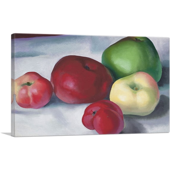 ARTCANVAS Apple Family 3 1921 Canvas Art Print by Georgia O-Keeffe - Size: 40" x 26" (1.50" Deep)