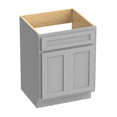 thumbnail image 5 of Vanity Art  24 in. Vanity Cabinet with Knockdown, Gray, 5 of 9
