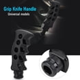 thumbnail image 2 of Rankomu Perilla de Palanca de Cambios de Agarre, transmisión Manual Universal Car Gun Grip Knife Handle Gear Shift Palanca Knob Shifter Knob Adapter Kit(Negro), 2 of 14