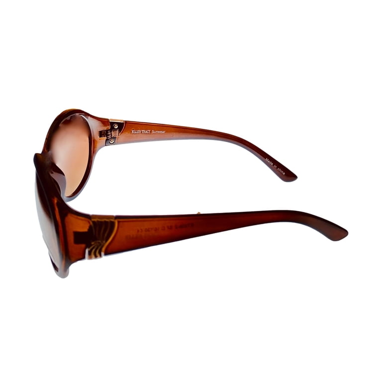 Brown Plastic Rectangle Sunglasses with Gradient Lens Amazon.com: Versace VE 4405 533213 Brown Plastic Rectangle  main image 3