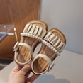 thumbnail image 4 of Paokuoon Little Kids Girls Sandals Toddler Summer Outdoor Casual Beach Shoes Walking Shoes, 4 of 10