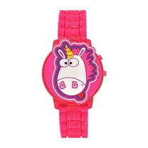Illumination Despicable Me Unisex Child Cover Watch 2D Watch with Pink Unicorn (DSM4003WM)