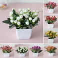 thumbnail image 4 of Realistic Artificial Flower For Table Garden Decor Lifelike Potted Bonsai Plant Easy To Care No Watering Needed, 4 of 4