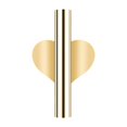thumbnail image 1 of Wall-mounted floral metal Vase Creative Flower Vase Decorations Room Home, 1 of 8