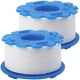 thumbnail image 2 of Repuesto para Filtro con Cubierta StreamCleanRefill 2Pzas Repuesto Filtro de Agua con Tapa Algodón Micrón PP Blanco/Azul, 2 of 4