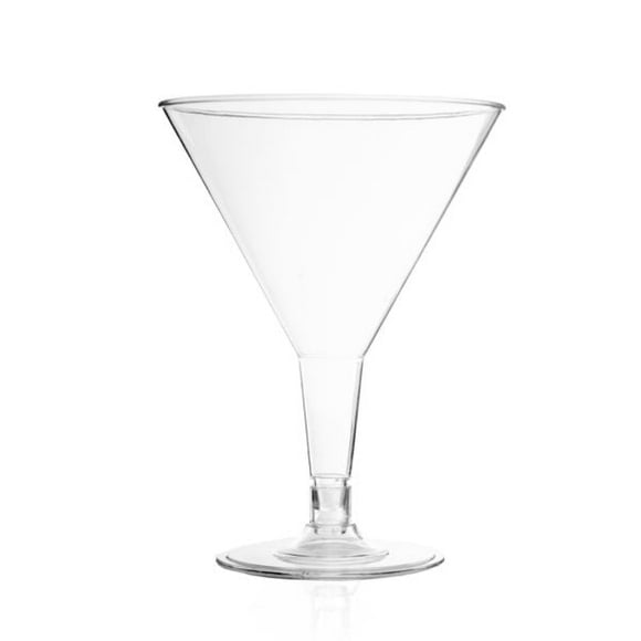 Clear 6oz Martini Cups 8pc