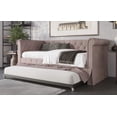 thumbnail image 2 of HMD Arles Upholstered Twin Daybed with Hidden Trundle Box B, Pink, 2 of 5