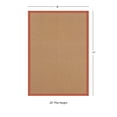thumbnail image 6 of Linon Athena Cork & Burnt Orange 8x11 Area Rug, 6 of 6