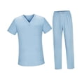 thumbnail image 4 of Conjunto de uniformes de enfermería, pantalón, fácil de limpiar, conjunto de uniformes de enfermería presentables, ropa de trabajo de enfermería SG, 4 of 10