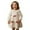 Beige, variant on Fgnfyis Dresses for Girls Fashion Plaid Bow Tie Collar Lace Trim Long Sleeve Party Photoshoot Gown Toddler Girl Dress 6-12 Months
