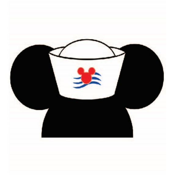 Sailor Head Cartoon Character Cartoons Decors Wall Sticker Art Design Decal for Girls Boys Kids Room Bedroom Nursery Kindergarten Home Decor Sticker Wall Art Vinyl Decoration (12x20 inch)