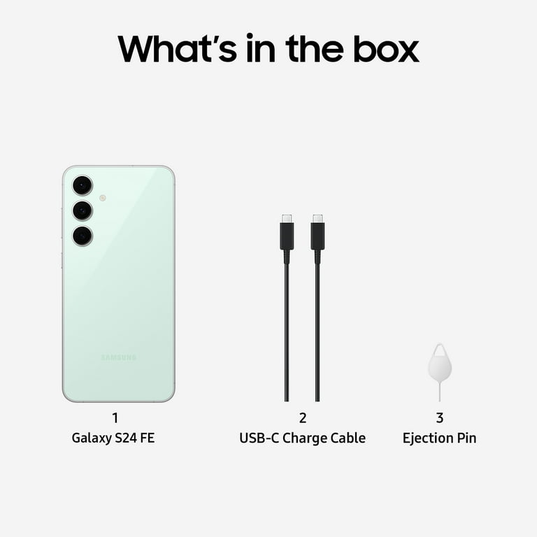 Samsung Galaxy S24 FE 128GB US Version, Unlocked Android