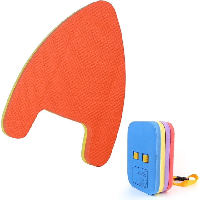 Swim Training Float Set - Adjustable Kickboard & Back Float with Hydrodynamic Design, Bubble Belt for Kids & Adults - Pool Training Aid for Beginners