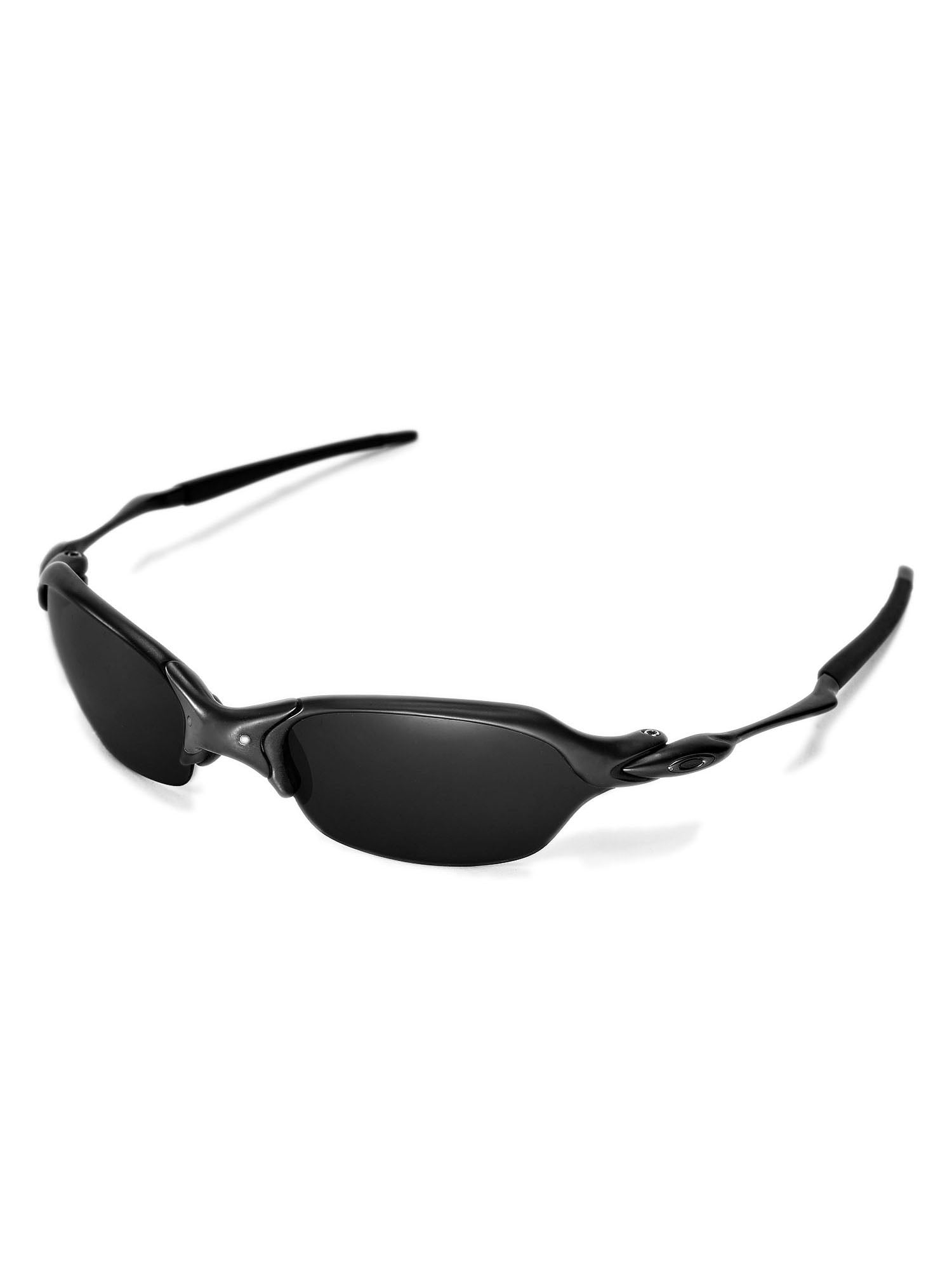 Walleva Black Polarized Replacement Lenses for Oakley Romeo  Sunglasses  