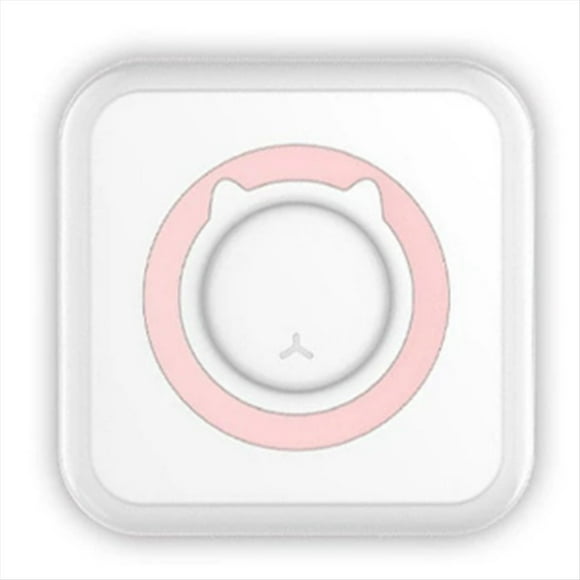 Mini Impresora Térmica Portátil Inalámbrica Bluetooth de 203 Dpi, Impresión de Etiquetas Fotográficas, Recordatorios, Preguntas Incorrectas con Cable USB.