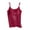 Wine, variant on Women's Seamless Camisole with Built-In Bra, Wirefree Padded Shelf Bra Top, Soft Modal Blend Tank for Lounge, Yoga, and Casual Wear