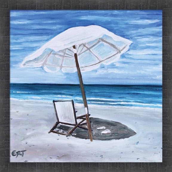 Great Art Now Under the Umbrella by Elizabeth Tyndall, Framed Wall Art, 17.5W x 17.5H