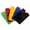 Multicolor, variant on RFID Blocking Anti-Theft Card Holder Sleeve, Aluminium Polyethylene, 90x63mm, Black Red Yellow Blue Green, Protect Credit ID Card, 5 Pcs