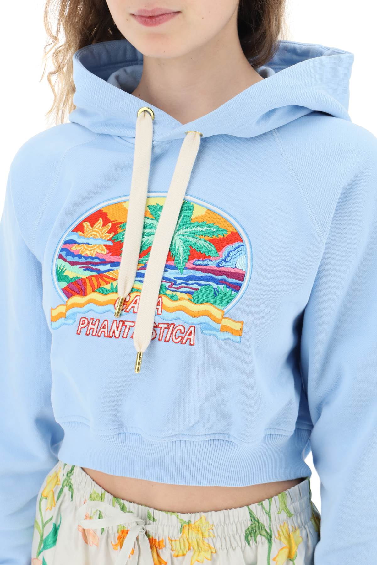 CASABLANCA - Logo Organic Cotton Hoodie