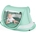 thumbnail image 1 of Carpa de playa para bebés Kapeazo, grande, plegable, con mosquitera UPF 50+, 1 of 6