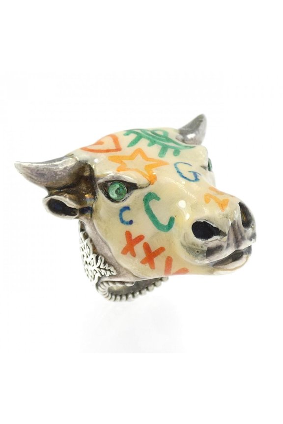 Pre-Owned Gucci Bullhead Ring