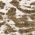 thumbnail image 1 of Ahgly Company Machine Washable Indoor Square Abstract Red Brown Area Rugs, 5' Square, 1 of 7