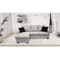 thumbnail image 2 of Sala Esquinera El Bazar Store Denver Gris Plata 200x140 cm, 2 of 9