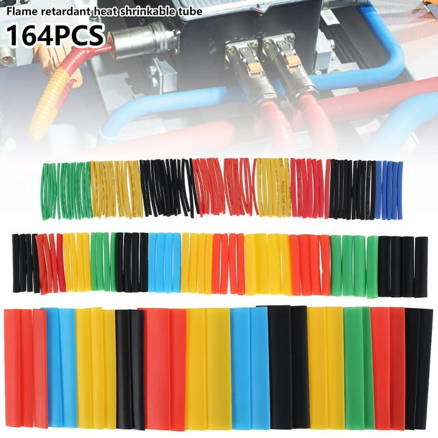 Heat Shrink Tubing Electric Insulation Tube Heat Shrink Wrap Wire Cable Sleeve Kit Multi Colors