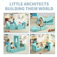 thumbnail image 3 of Akaber Kids Couch 10PCS, Toddler Couch with Modular Kids Couches for Playroom Bedroom, 10 in 1 Multifunctional Toddler Couches for Playing, Creativing, Sleeping, Indoor Kid Sofa for Boys Girls, 3 of 8
