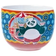 thumbnail image 3 of Silver Buffalo Kung Fu Panda con palillos y cuchara, taz&oacute;n de arroz de cer&aacute;mica para fideos ramen con palillos y cuchara, apto para microondas, 20 onzas, 3 of 6