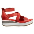 thumbnail image 3 of Antelope Women's Calissa Leather Wedge Platform Sandals, 3 of 6