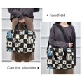 thumbnail image 6 of FORMRS 16" Laptop Bag Carrying Sleeve Case with Handle Travel Shoulder Briefcase, Blue and White Cat, 6 of 8