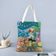 thumbnail image 2 of Dragon Tales Bolso de tela con estampado de lienzo para mujer, bolsa de compras reutilizable y estética, con cremallera interior, regalo para mujer, 35 × 40 cm., 2 of 6