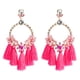 thumbnail image 1 of Minnieouse 2 pendientes de aleación con colgante de borla, adorno en forma de flor, hallazgos de larga duración, fiesta, aniversario, Color brillante, Ropa, zapatos y accesorios Miscelánea Rosa Minnieouse AP017683-04, 1 of 6