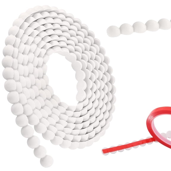 10 ft Flexible Molding Trim for Walls,Topboutique Decorative Trim,DIY Wall Trims,Window Frame Trim,Decorative Bead Pearl Trim for Bathroom Mirror Decor,White