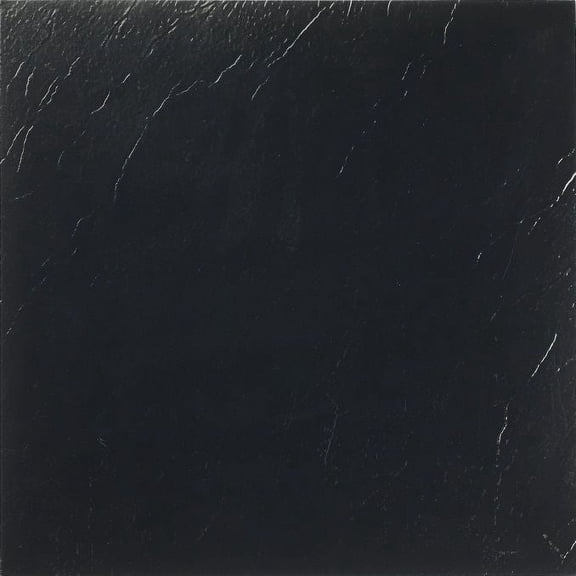 Achim Nexus Peel & Stick Vinyl Floor Tiles, 12 x 12, 1.2mm, 20 Count, 20 Square Feet, Black