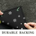 thumbnail image 6 of Black Christmas Ornament Pattern Door Rugs,Washable Non Slip Door Mats Indoor,Decorative Door Mats,Entry Mat Indoor for Entrance,Bedroom,Kitchen,Bathroom,17"x30", 6 of 6