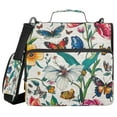 thumbnail image 2 of Zipper Binder 3 Rings Stationery Office Files Daily Organizer File Folder Storage Bag Butterflies and Bees, 2 of 8