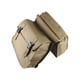 thumbnail image 2 of Yuarrent Bolsa trasera impermeable, lona, ​​almacenamiento de viaje, equipaje, motocicleta, alforjas para motocicleta, bolsas laterales de Ciclismo Marrón, 2 of 6