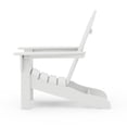 thumbnail image 6 of Better Homes & Gardens by POLYWOOD Southlake Outdoor Flowerback Adirondack Chair, All-Weather HDPE, Patio Seat, White, 6 of 11