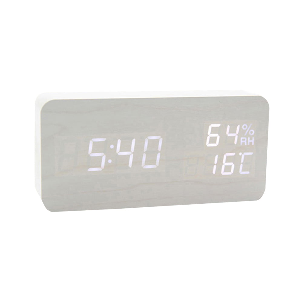 Wooden bloque digital clock fashion multifunction Electronic alarma Clocks New 