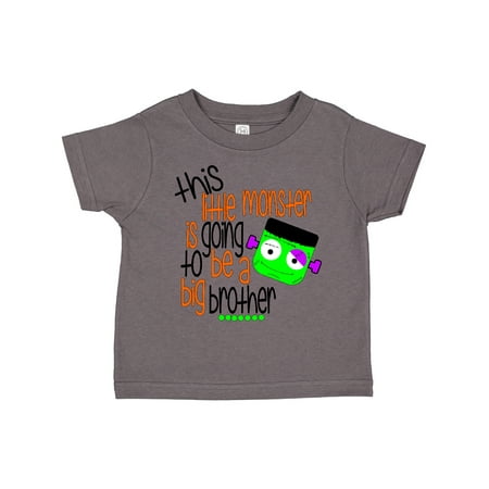 

Inktastic This Little Monster is Going to Be a Big Brother Gift Toddler Boy Girl T-Shirt