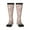 2 Black-1, variant on Happy Foxy Faces Knee Socks, High Socks Long Stretchy Sock Women Knee High Stocking, Long Socks for Women