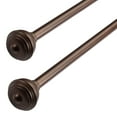 thumbnail image 5 of Deco Window 28 to 48 inches 2 Pack Adjustable Curtain Rods for Windows with Urn Finials & Bracket set (5/8'' Diameter, Brown Oil Rubbed), 5 of 7